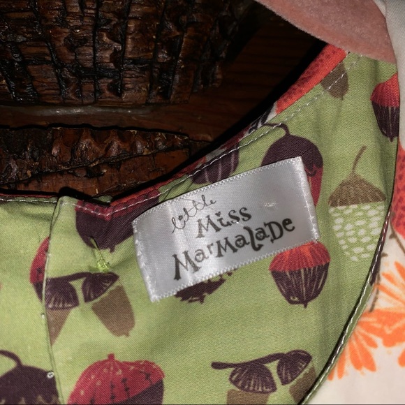Little Miss Marmalade 14/16 Forest Acorn Dress Perfect for Autumn&Thanksgiving! - Picture 3 of 11